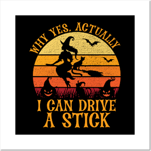 Why Yes Actually I Can Drive A Stick Vintage Posters and Art